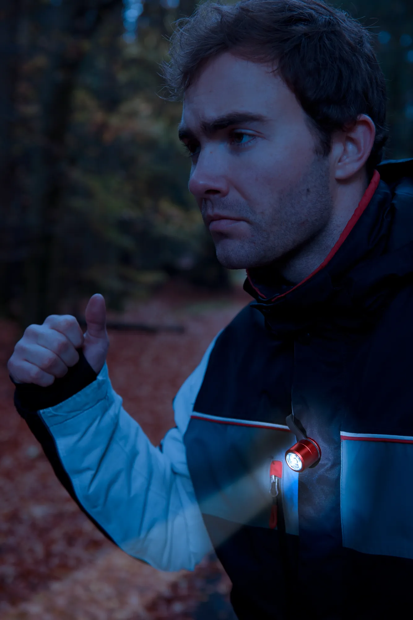 Taschenlampe ECO RUN rot/schwarz, rot/schwarz – Bild 6