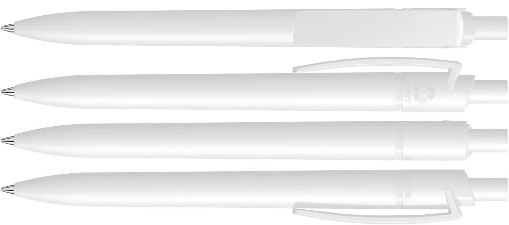 RECYCLED PET PEN STEP F Druckkugelschreiber weiss, weiss – Bild 2