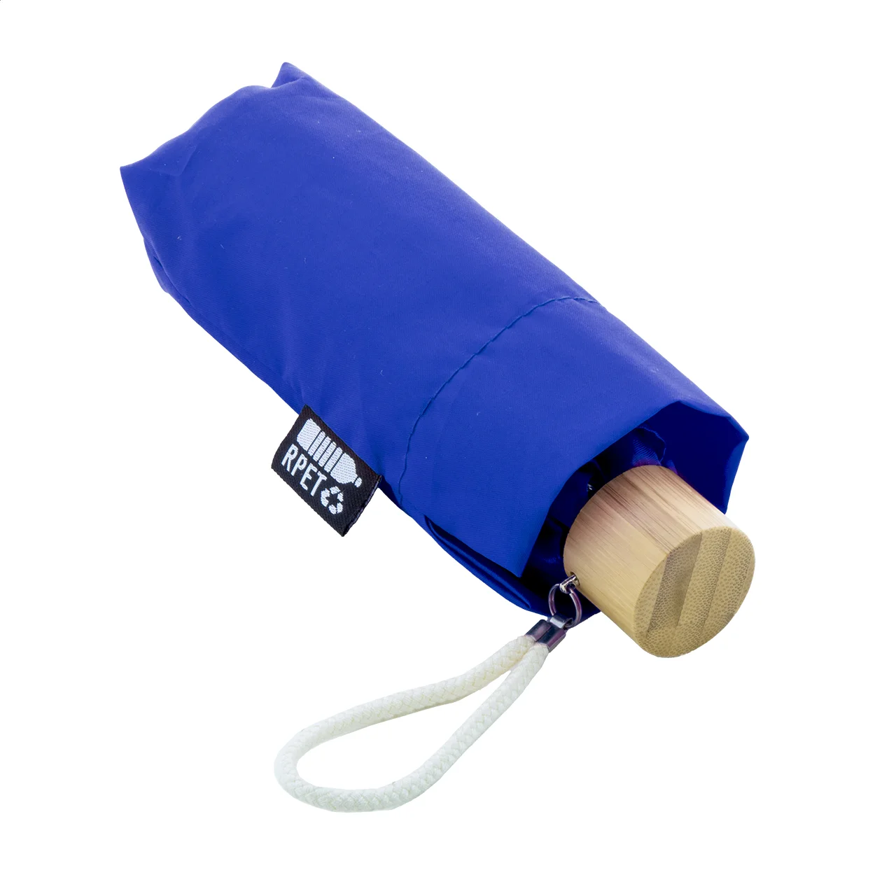 RPET Mini-Regenschirm Miniboo, blau – Bild 2