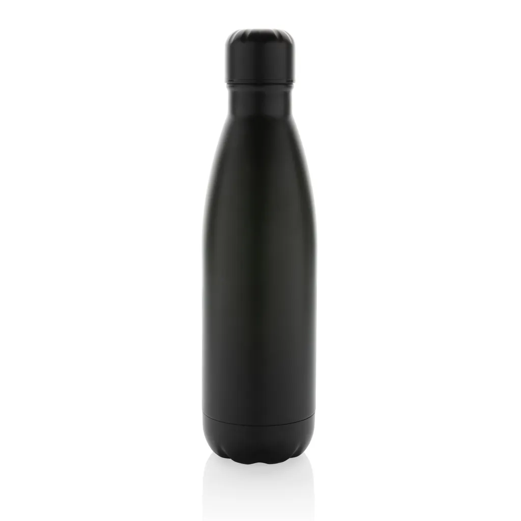 Eureka einwandige Wasserflasche aus RCS rec. Stainless-Steel, schwarz – Bild 2