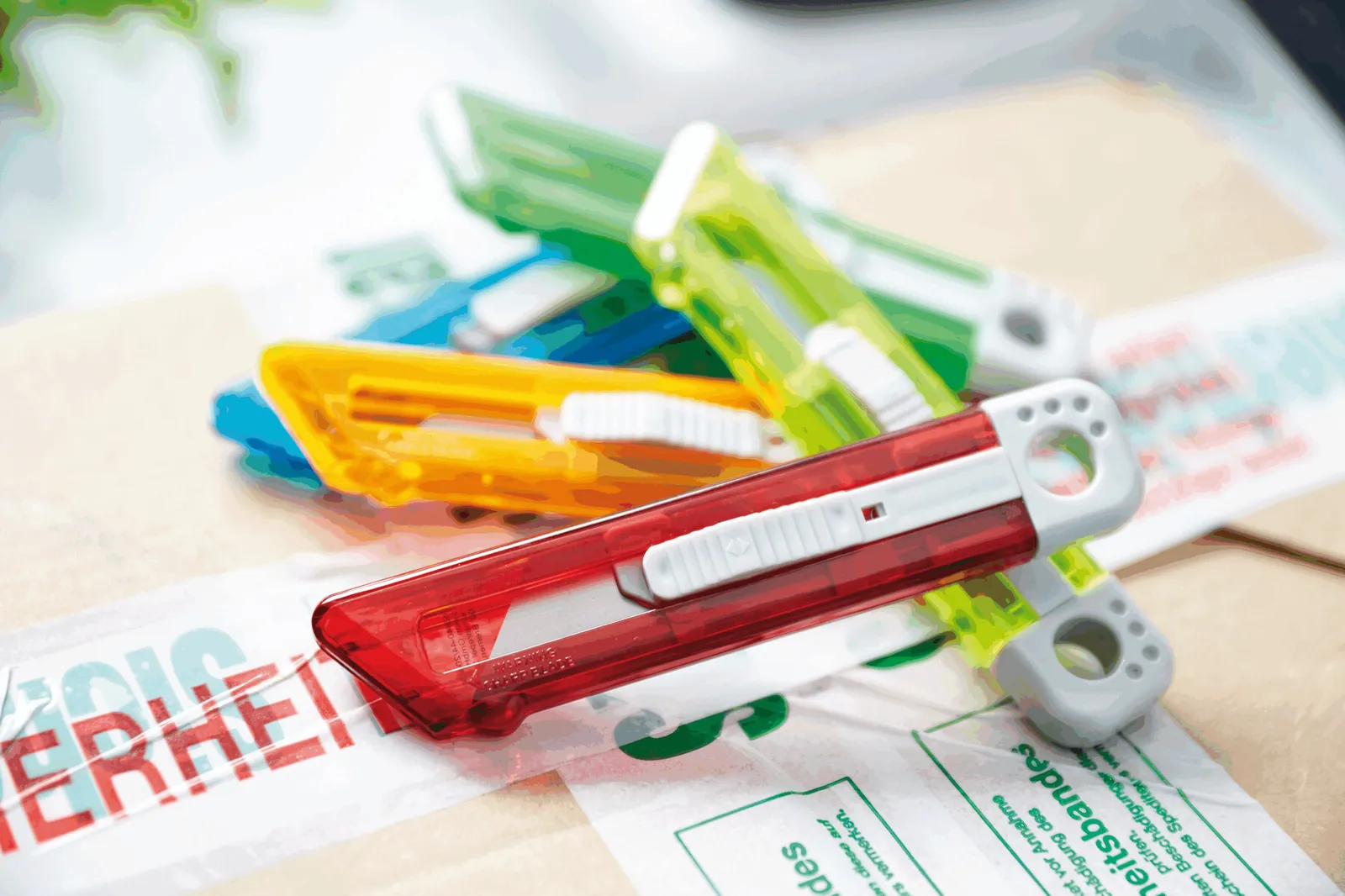 SLIDE IT - Cuttermesser, rot – Bild 5