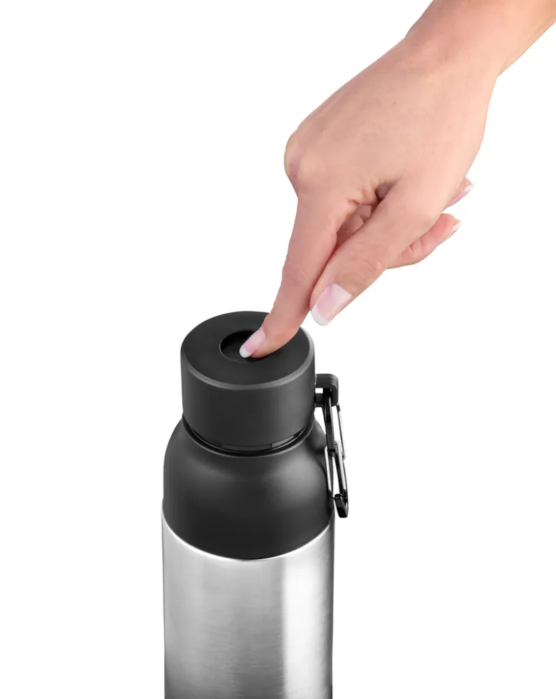 Thermoflasche INFUSE+ schwarz/silberfarben, schwarz/silberfarben – Bild 4