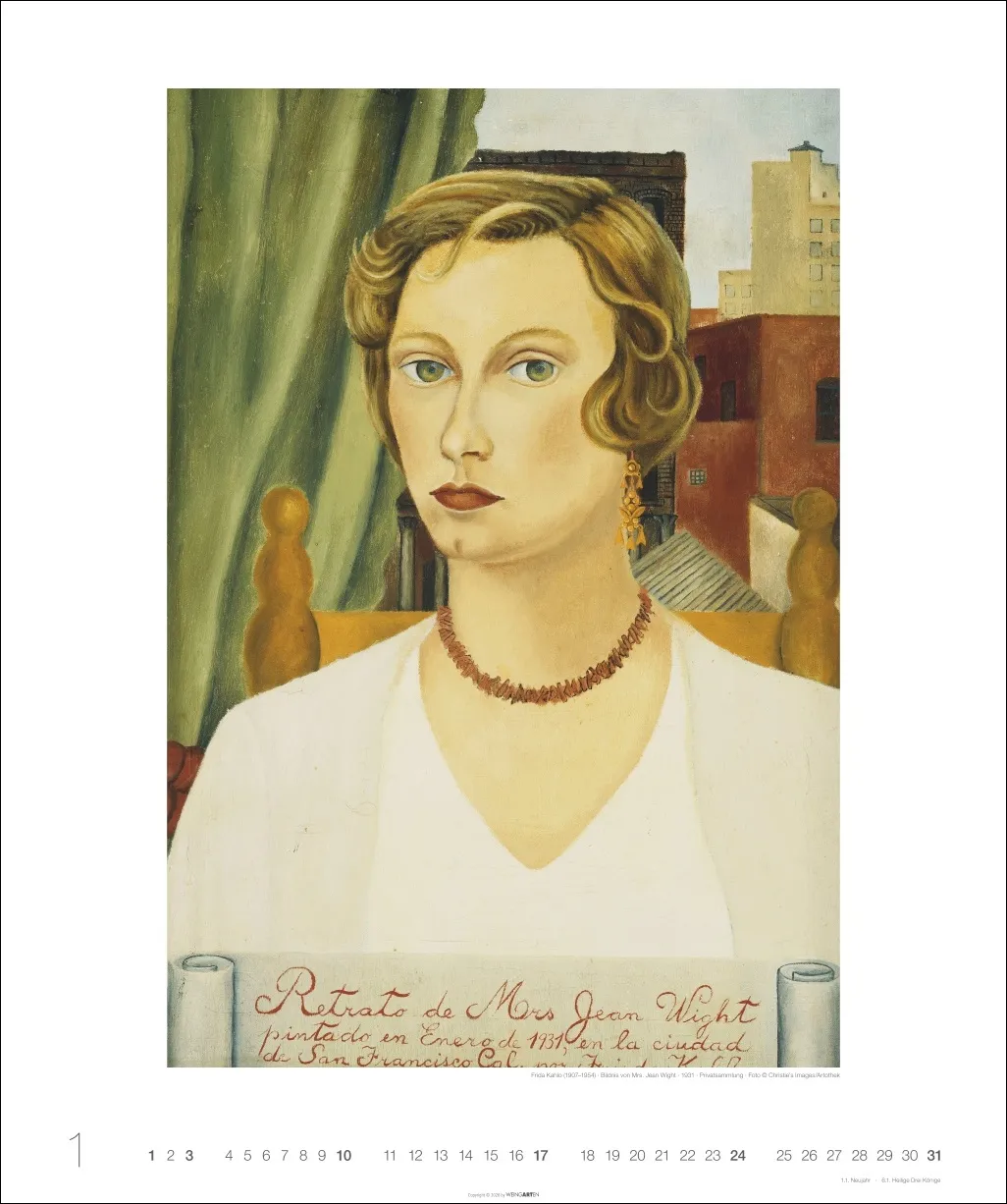 Frida Kahlo Edition Wandkalender 2027 – Bild 2
