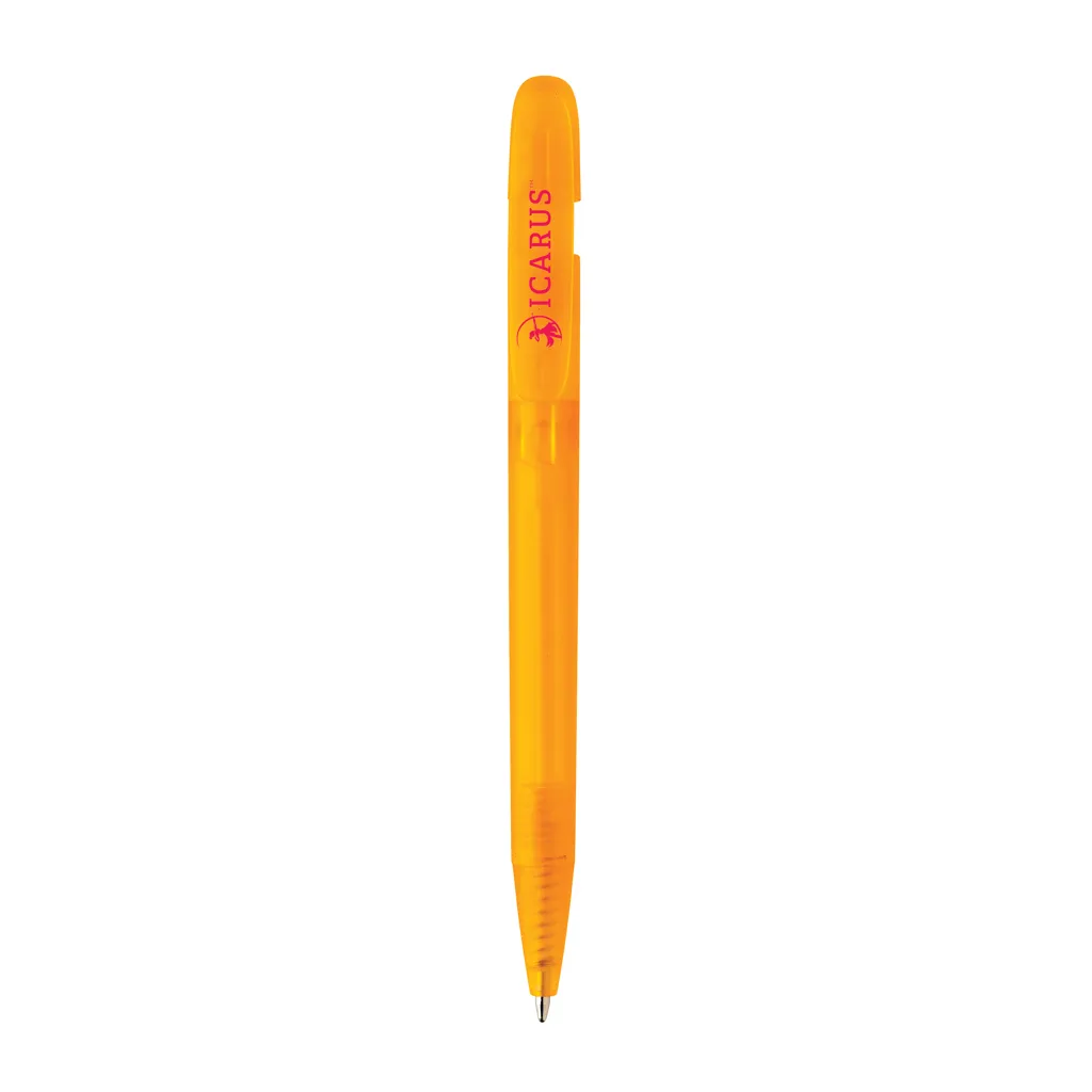 Devin transparenter Stift aus GRS zertifiziertem rABS, orange – Bild 4