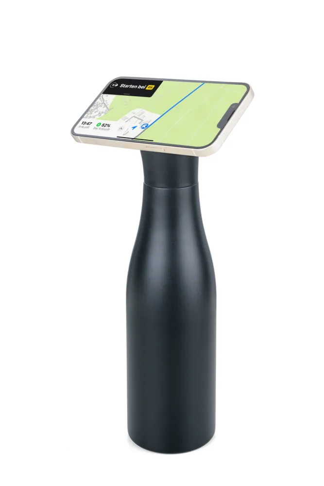 Thermoflasche STAND BY ME schwarz, schwarz – Bild 3