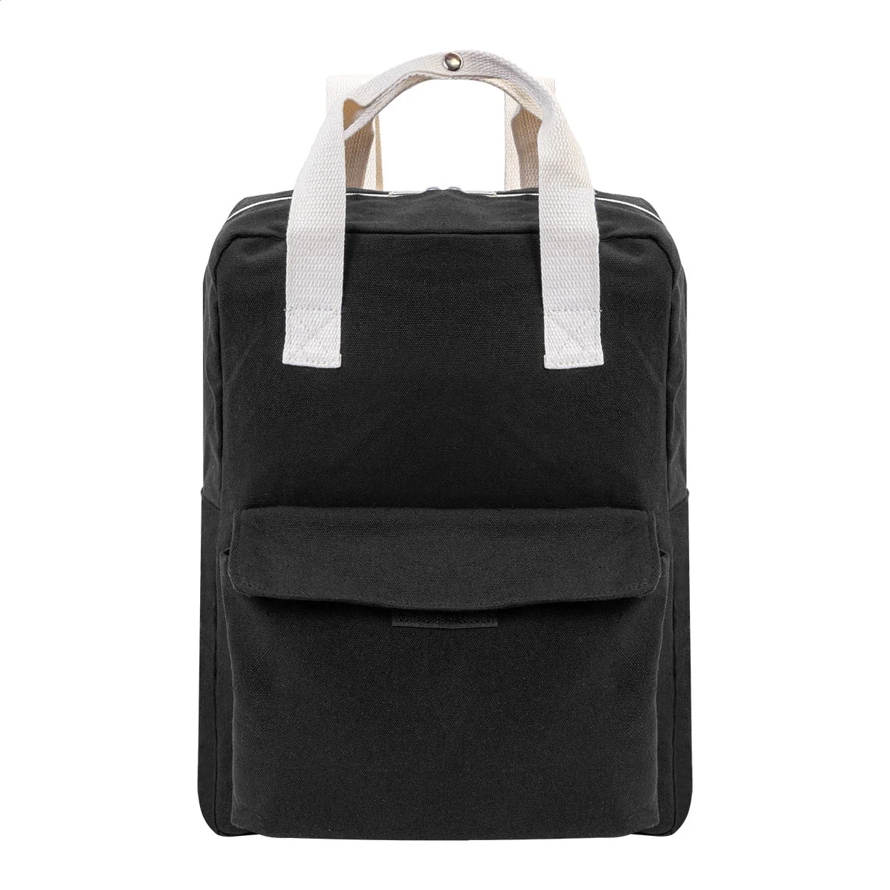 Rucksack Rekan Back aus recyceltem Canvas, schwarz – Bild 2