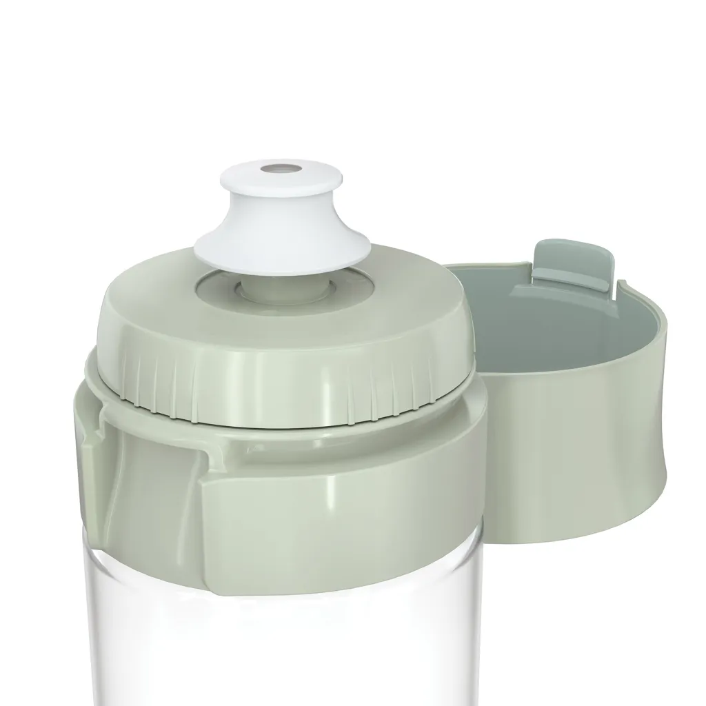 BRITA VITAL Wasserfilterflasche inkl. 2 Filter, 600ml, grün – Bild 3