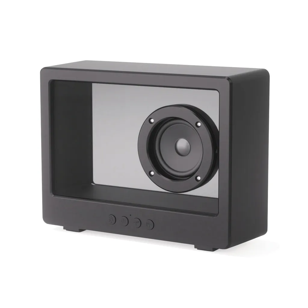 Soundclear transparenter 5W Wireless Lautsprecher, schwarz – Bild 2