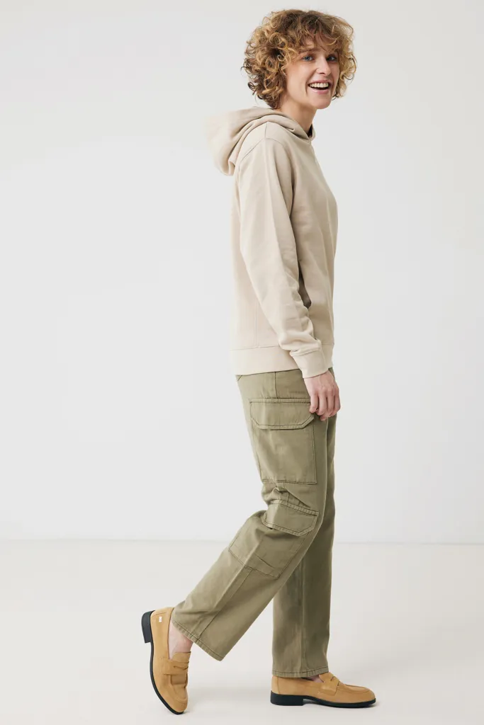 IQONIQ Yengo Hoodie mit Seitentaschen aus rec. Baumwolle, desert – Bild 5