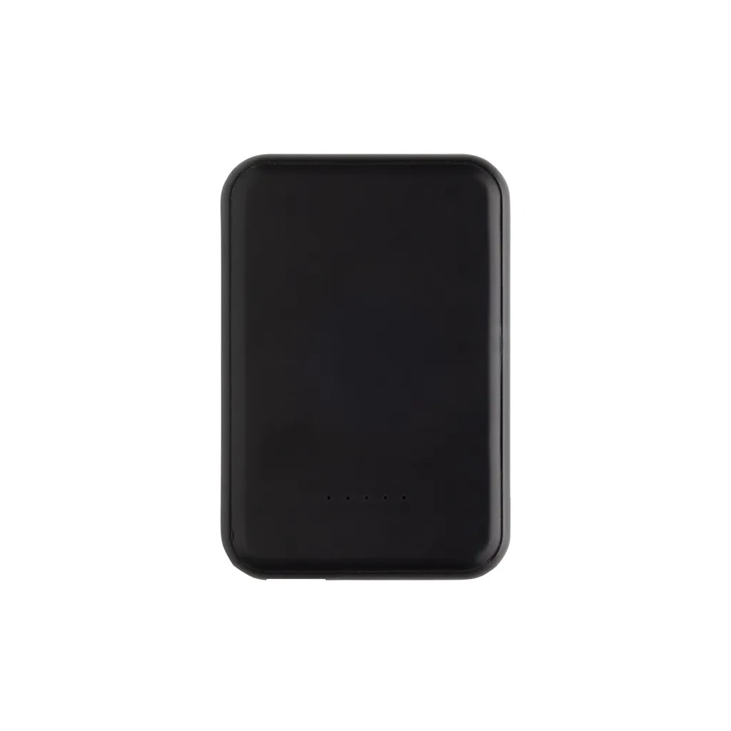 Stellar 5.000mAh 5W magnetische Powerbank aus RCS rec. ABS, schwarz – Bild 4