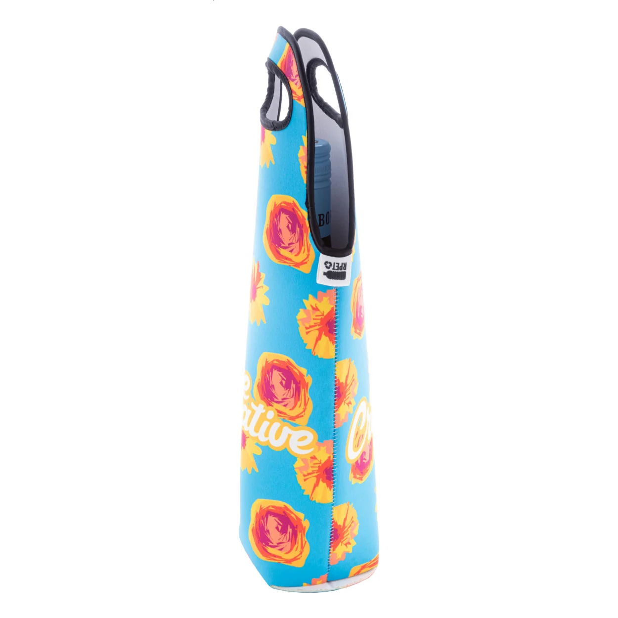 Individuelle Weintasche VinoBag, schwarz, weiß – Bild 5