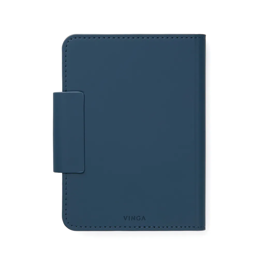 VINGA Baltimore RCS Passport Cover mit Dual-Finder, navy blau – Bild 3
