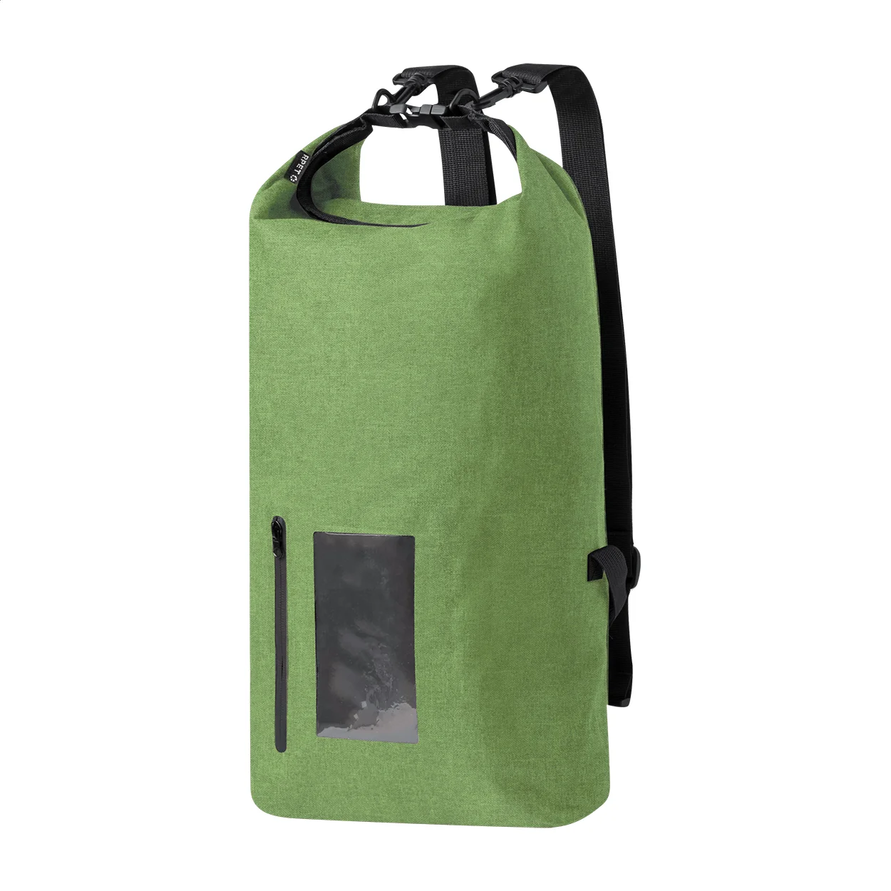 RPET Matchsack/Rucksack Moreiro, grün – Bild 2