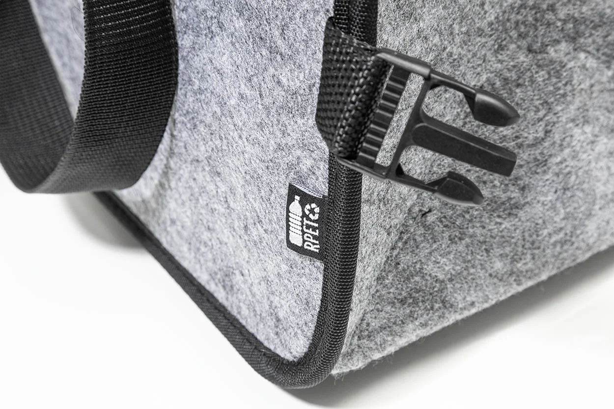 RPET-Kofferraum-Organizer Refelt Ride, grau – Bild 8