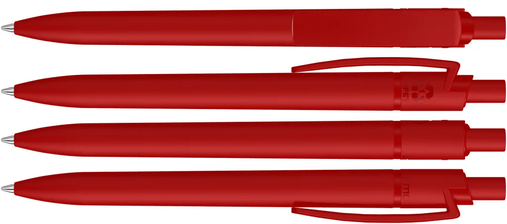 RECYCLED PET PEN STEP F Druckkugelschreiber rot, rot – Bild 2