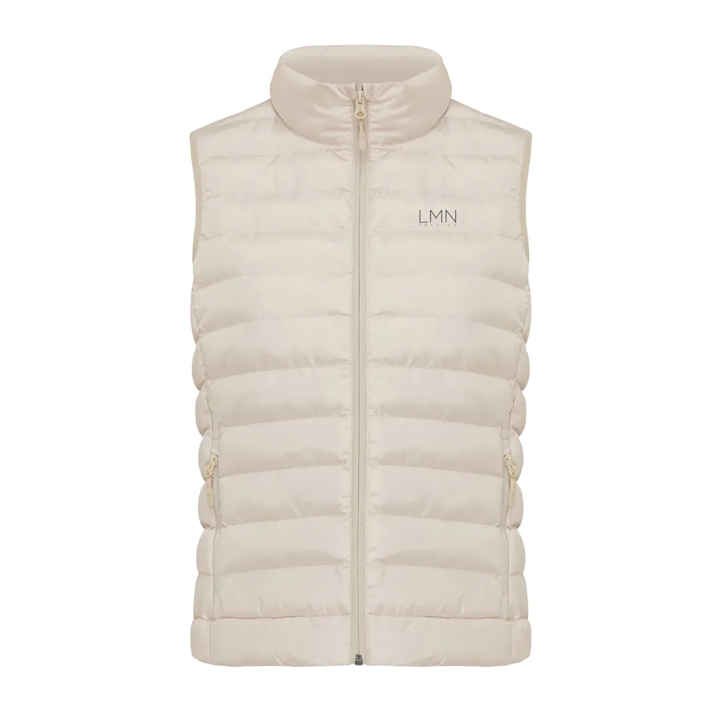 IQONIQ Meru Damen Bodywarmer aus recyceltem Polyester, beige – Bild 3