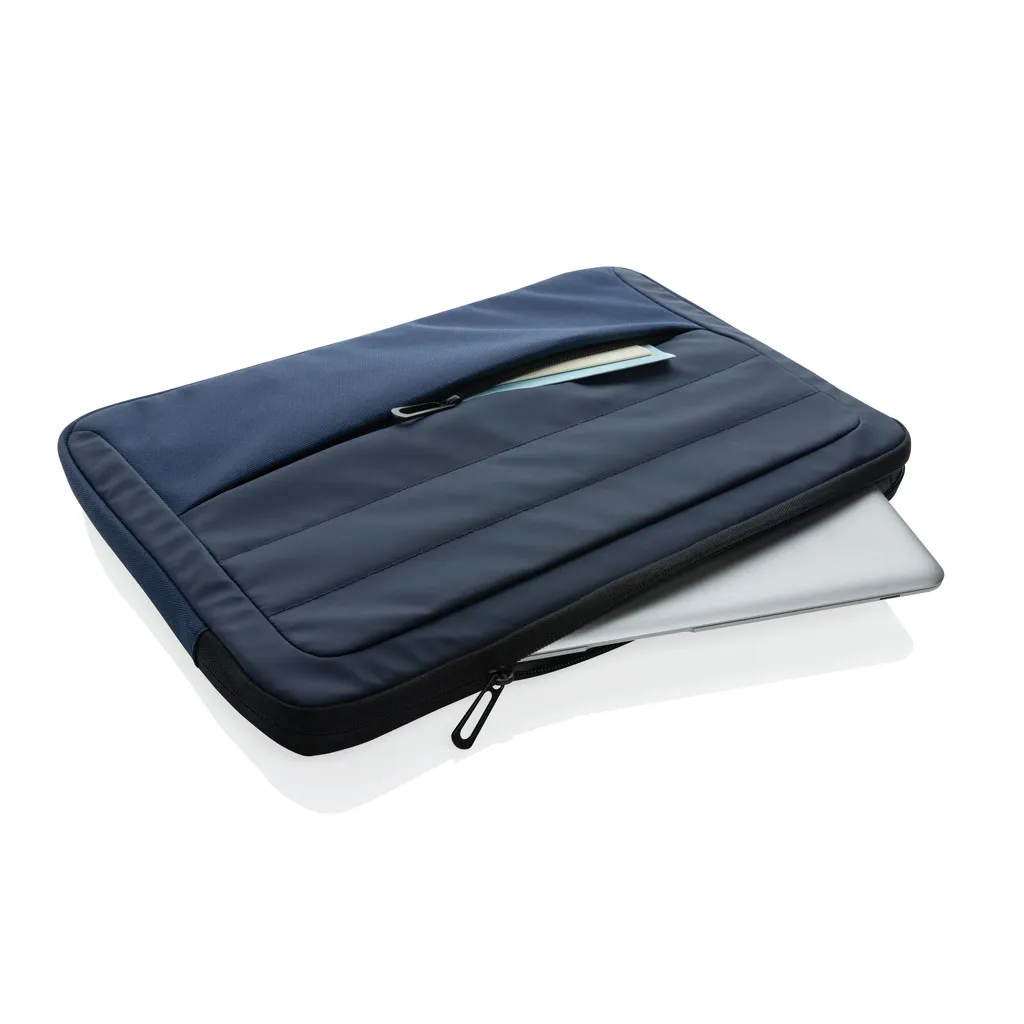 Armond AWARE™ RPET 15.6" Laptop-Sleeve, navy blau – Bild 4