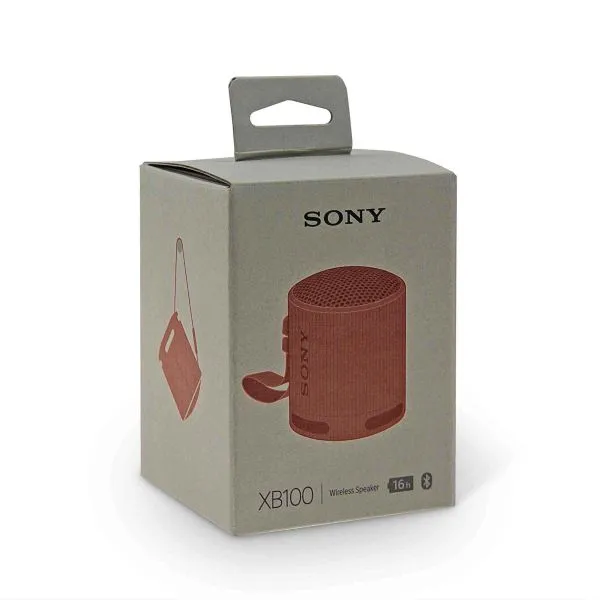 Sony Bluetooth-Lautsprecher SRS-XB100, Orange – Bild 4