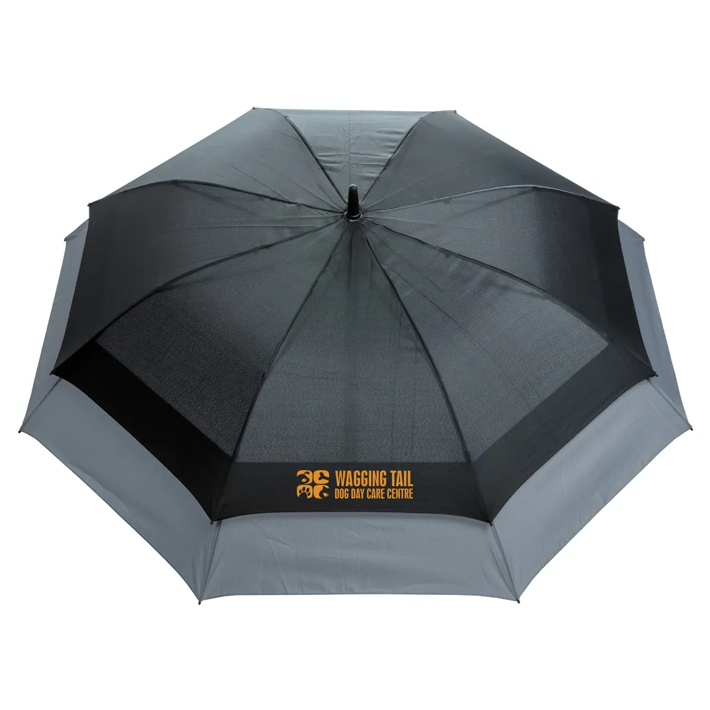 Swiss Peak AWARE™ 23" bis 27" erweiterbarer Regenschirm, schwarz – Bild 6