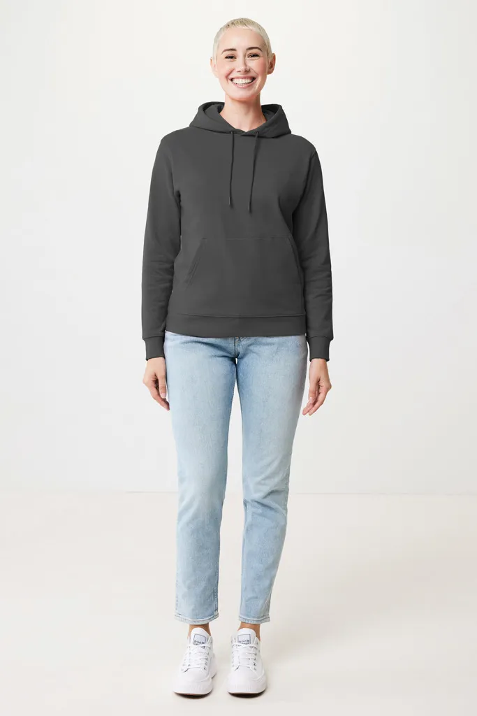 IQONIQ Jasper Hoodie aus recycelter Baumwolle, anthrazit – Bild 5