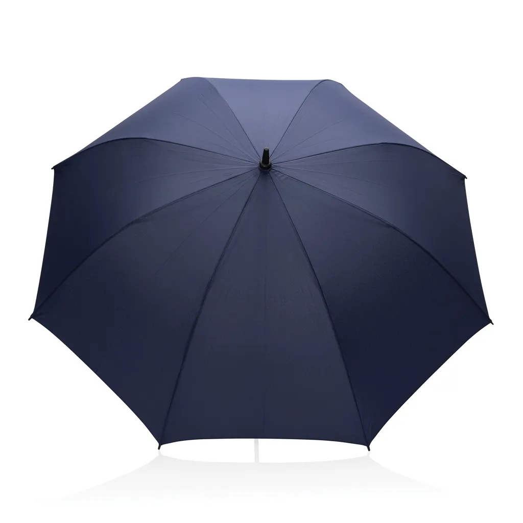 Tony Aware™ RPET 30" Schirm mit auto. Öffnung & Akaziengriff, navy blau – Bild 2