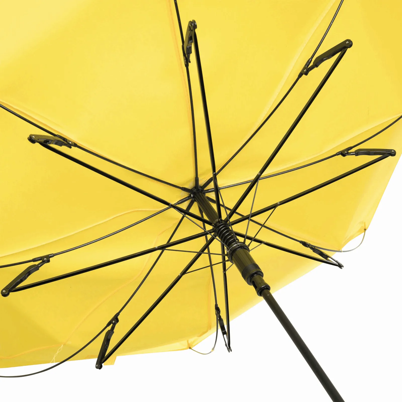 WIND Umbrella, Windproof-Stockschirm, gelb – Bild 7