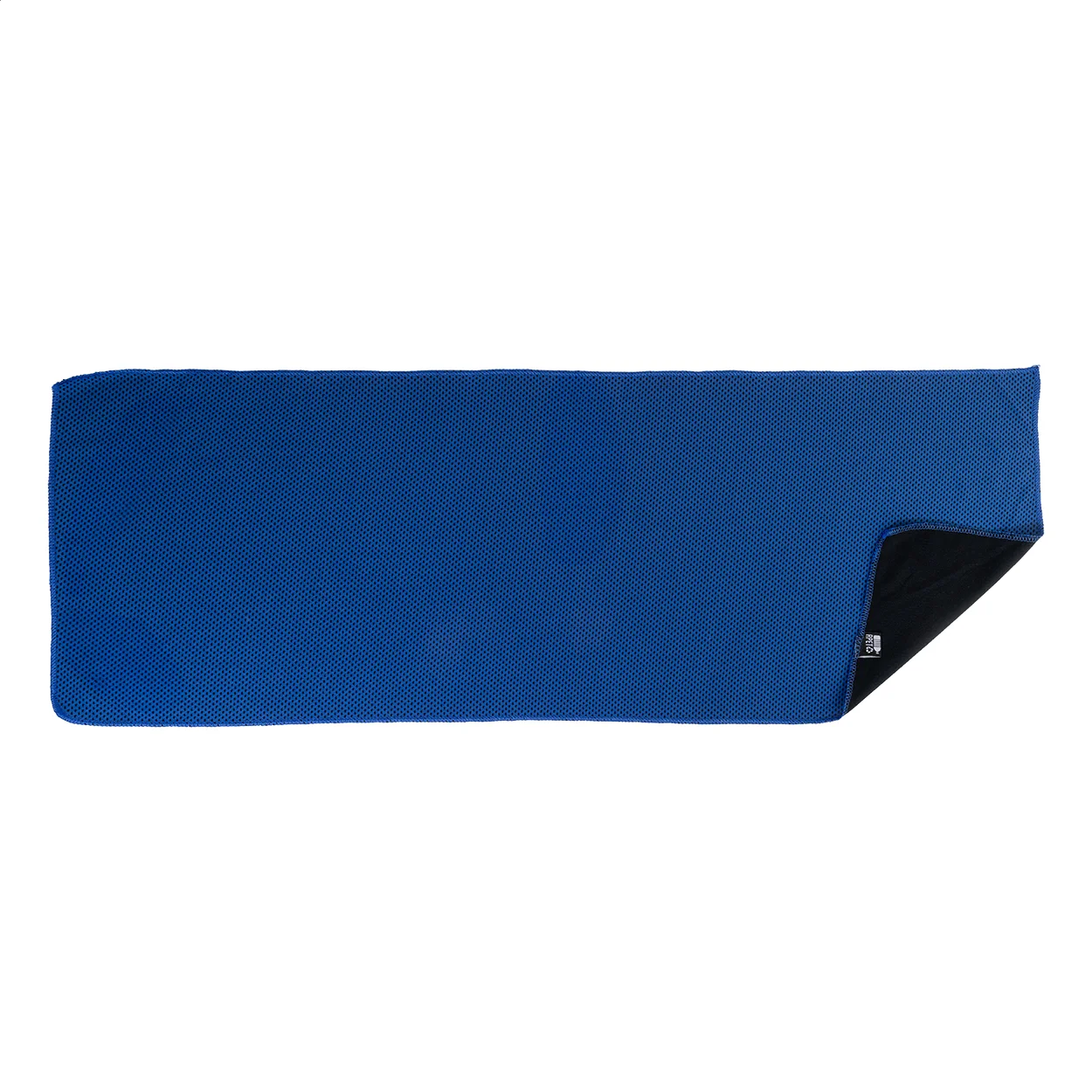 RPET Trinkflasche mit Handtuch Fitmax, blau – Bild 6