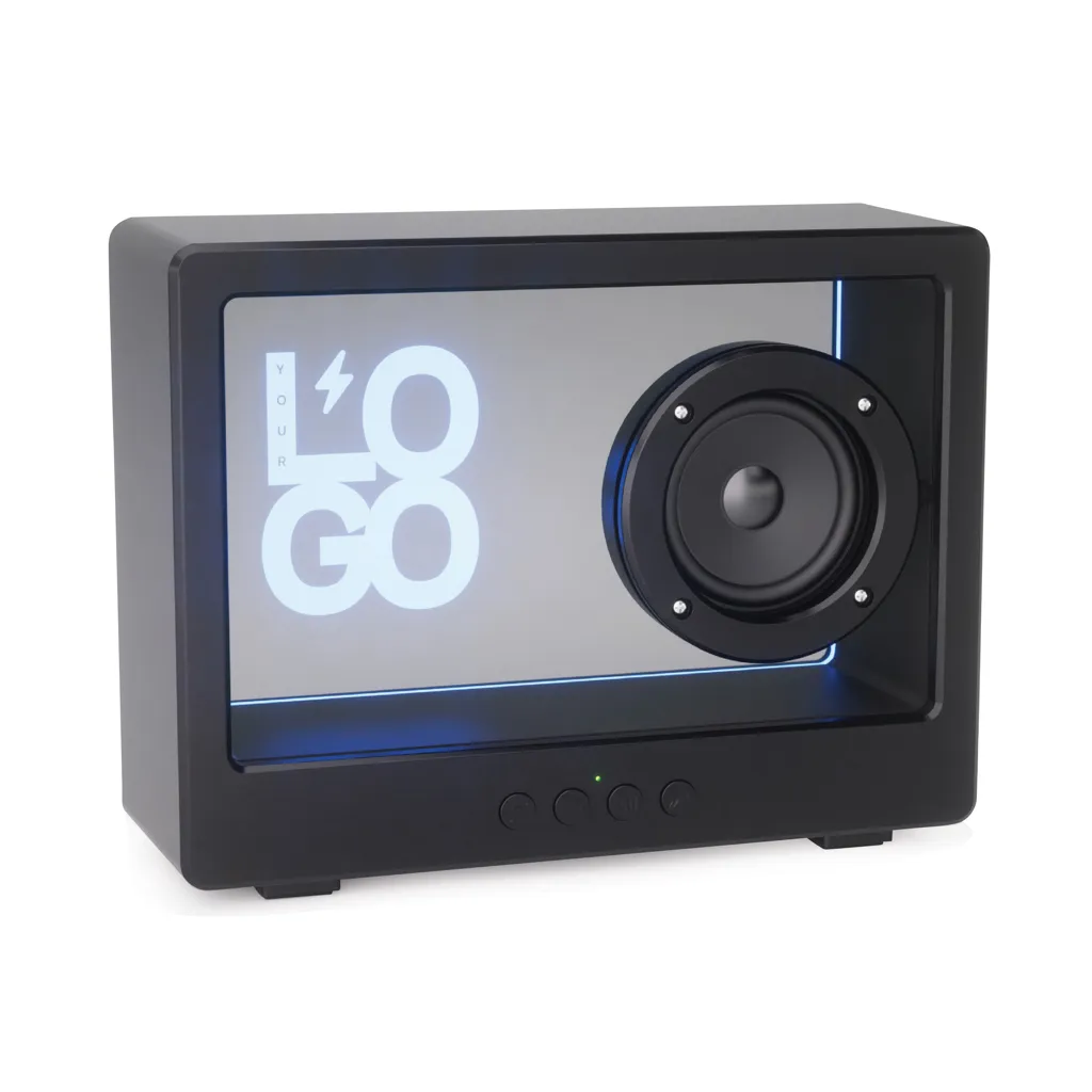 Soundclear transparenter 5W Wireless Lautsprecher, schwarz – Bild 3