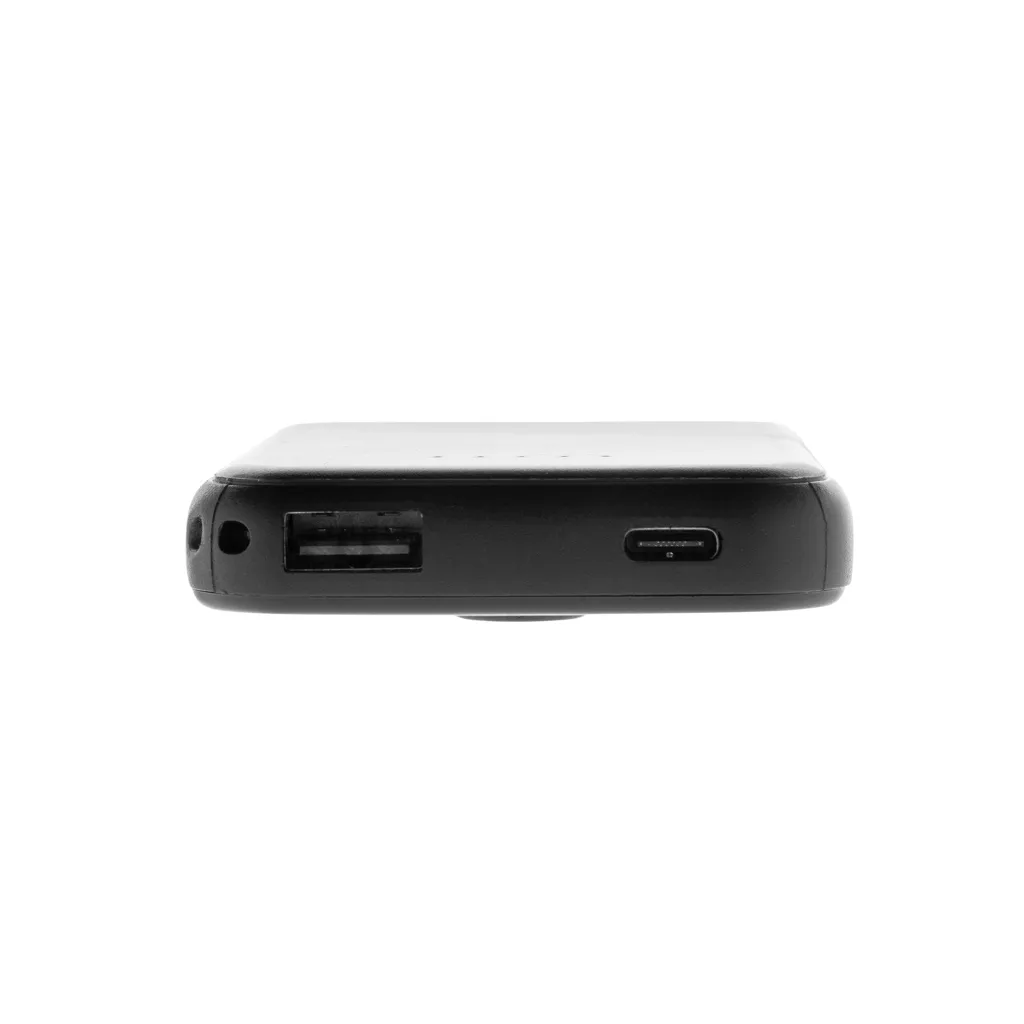 Stellar 5.000mAh 5W magnetische Powerbank aus RCS rec. ABS, schwarz – Bild 6