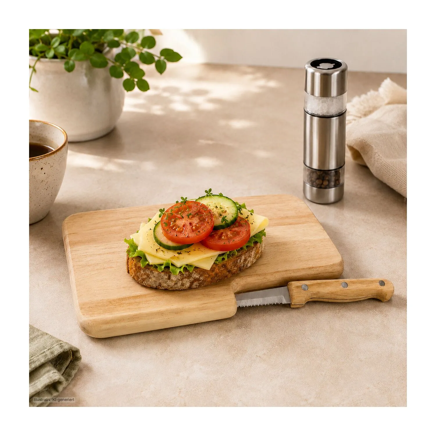 Geschenkset / Präsenteset: Herzhafte Brotzeit, braun – Bild 9