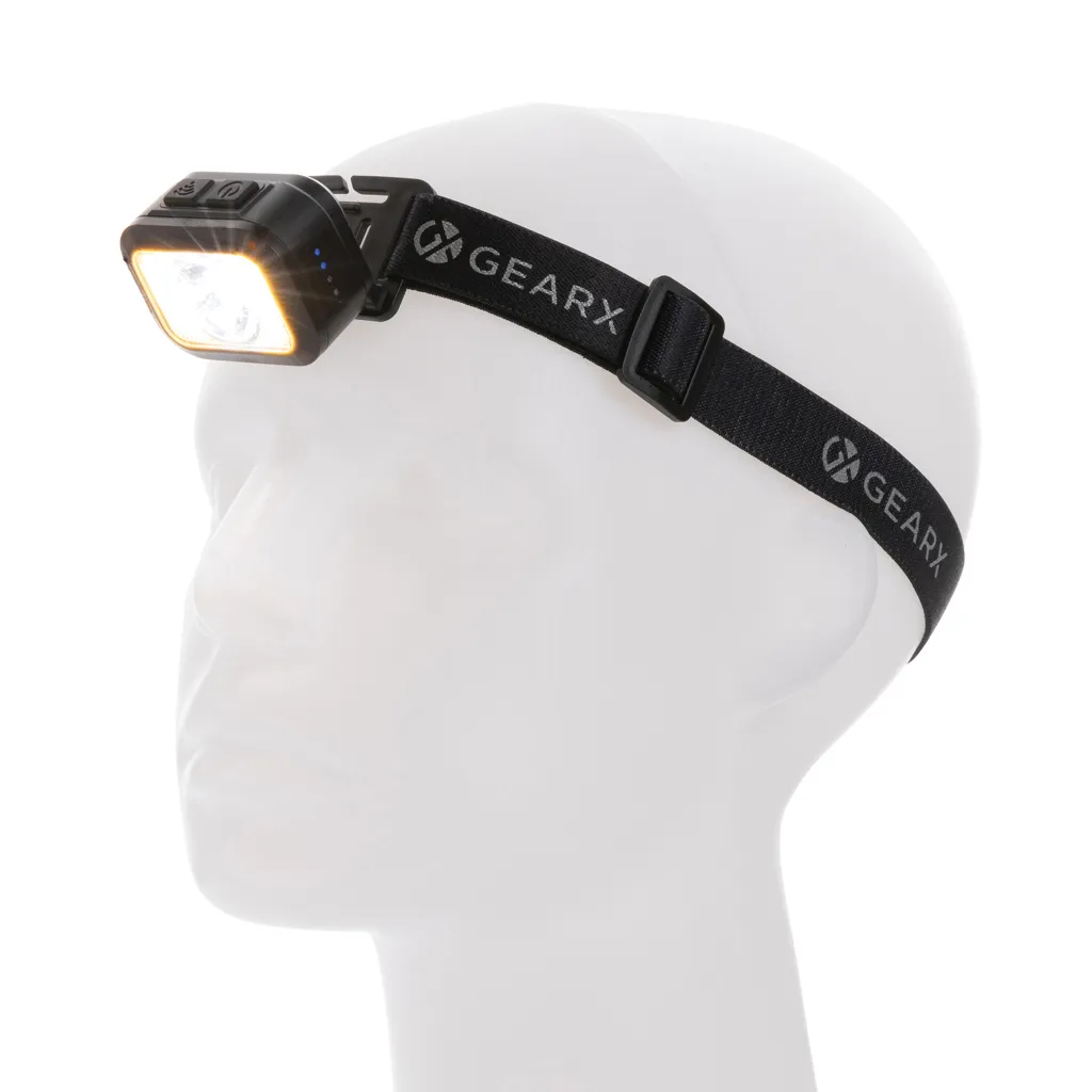 Gear X Hochleistungs-Kopflampe aus RCS rPlastik, schwarz – Bild 3