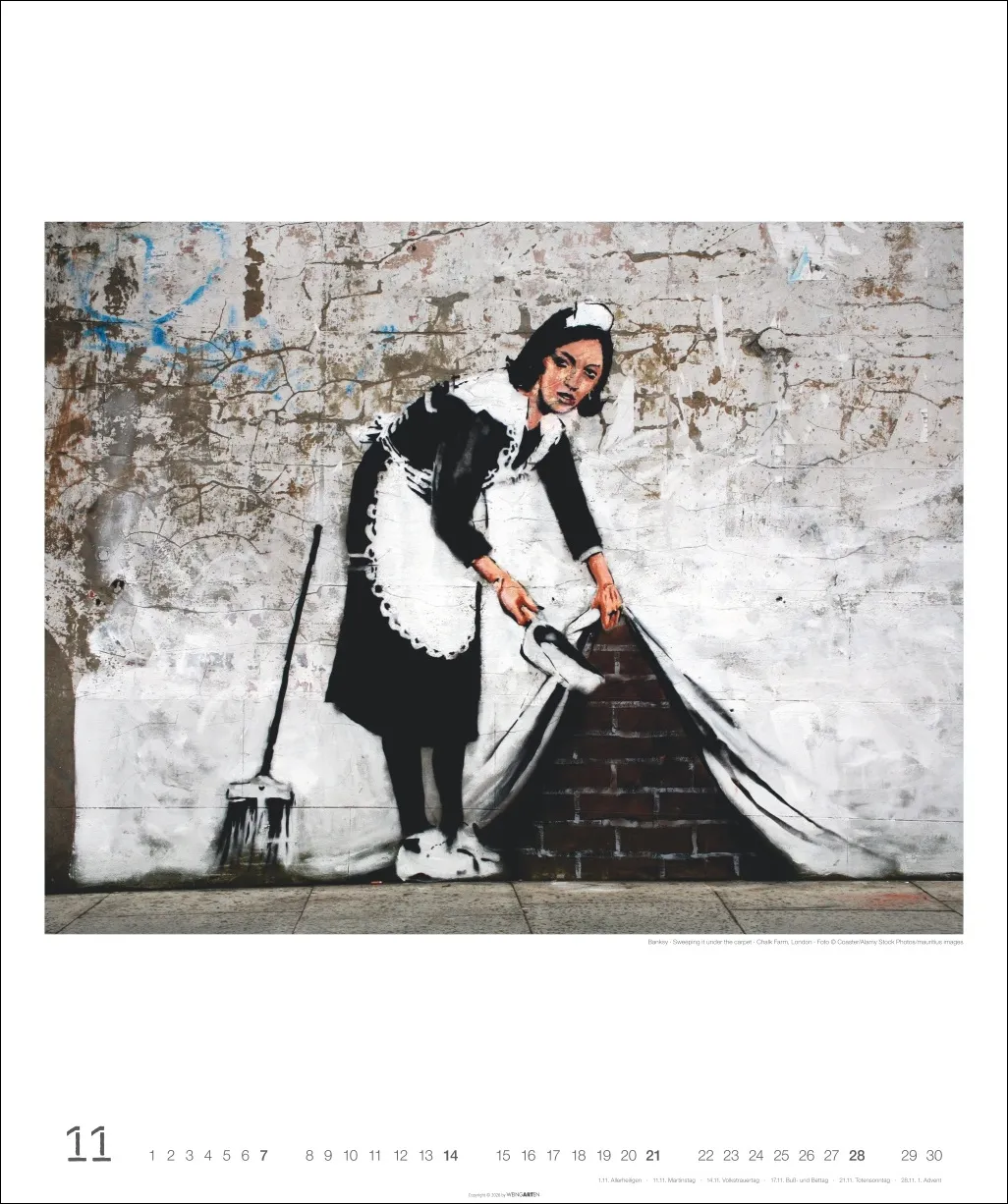 Banksy Edition Wandkalender 2027 – Bild 12