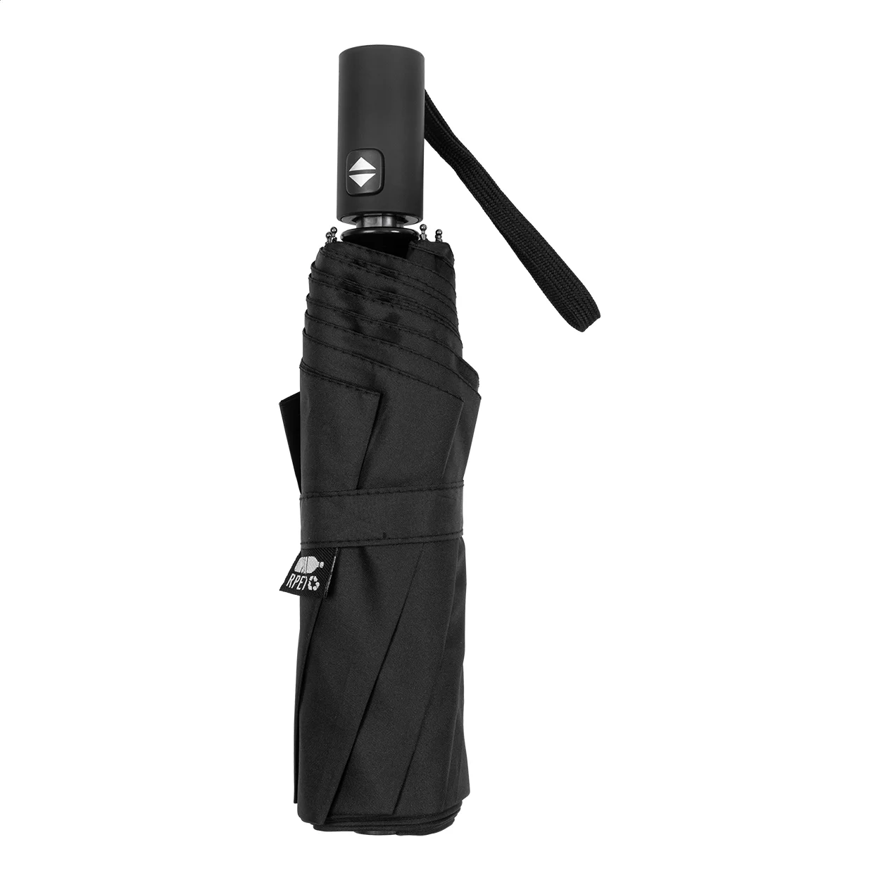 RPET Taschenschirm Floccus, schwarz – Bild 3
