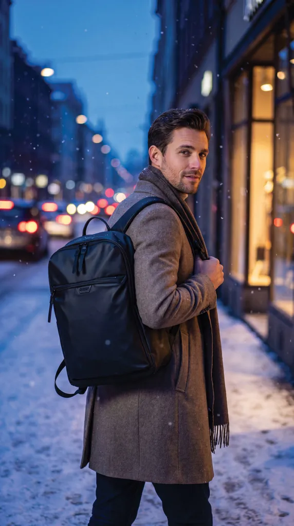 Swiss Peak OSLO RCS Everyday 15,6" Laptop-Rucksack, schwarz – Bild 13