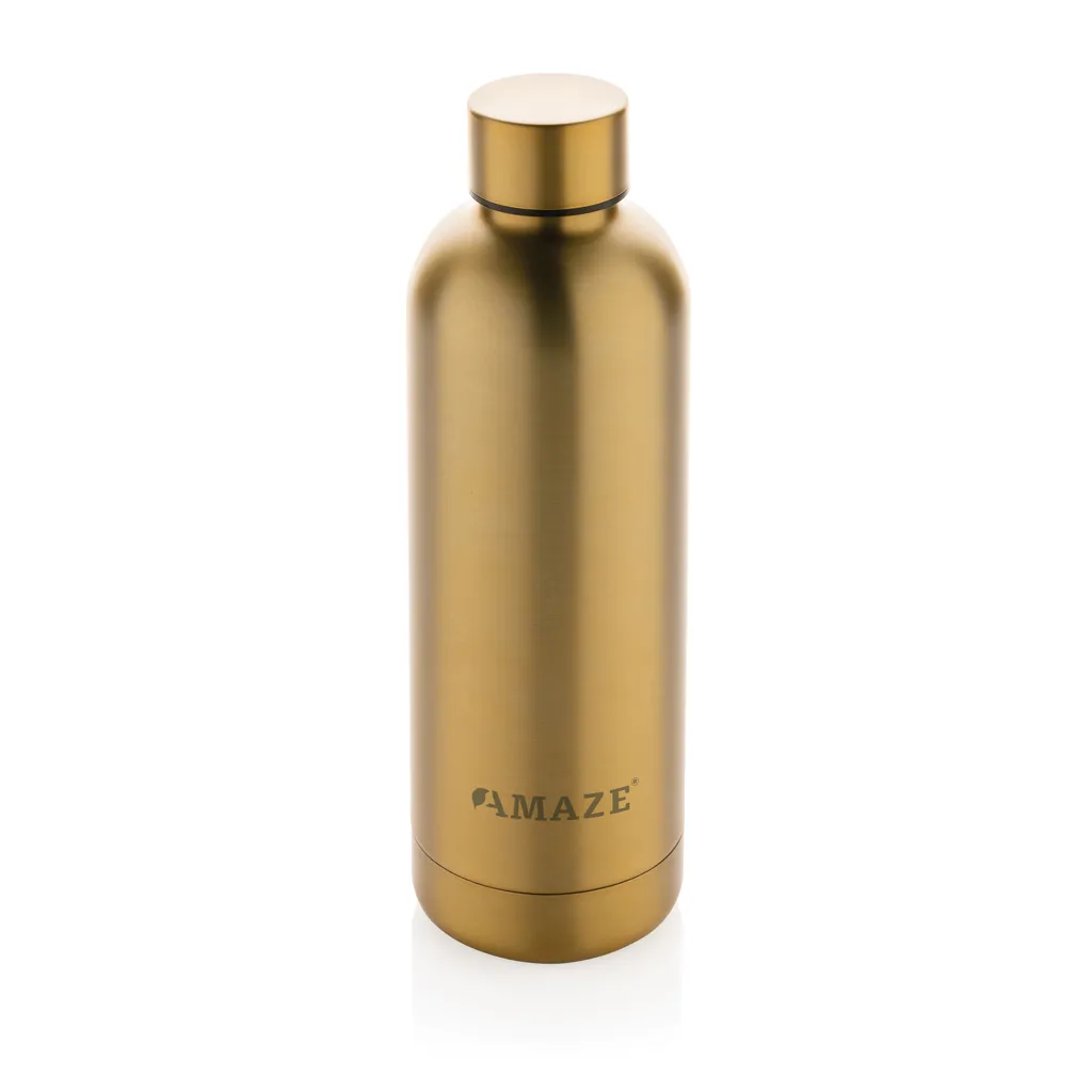 Impact Vakuumflasche aus RCS recyceltem Stainless-Steel, gold – Bild 3