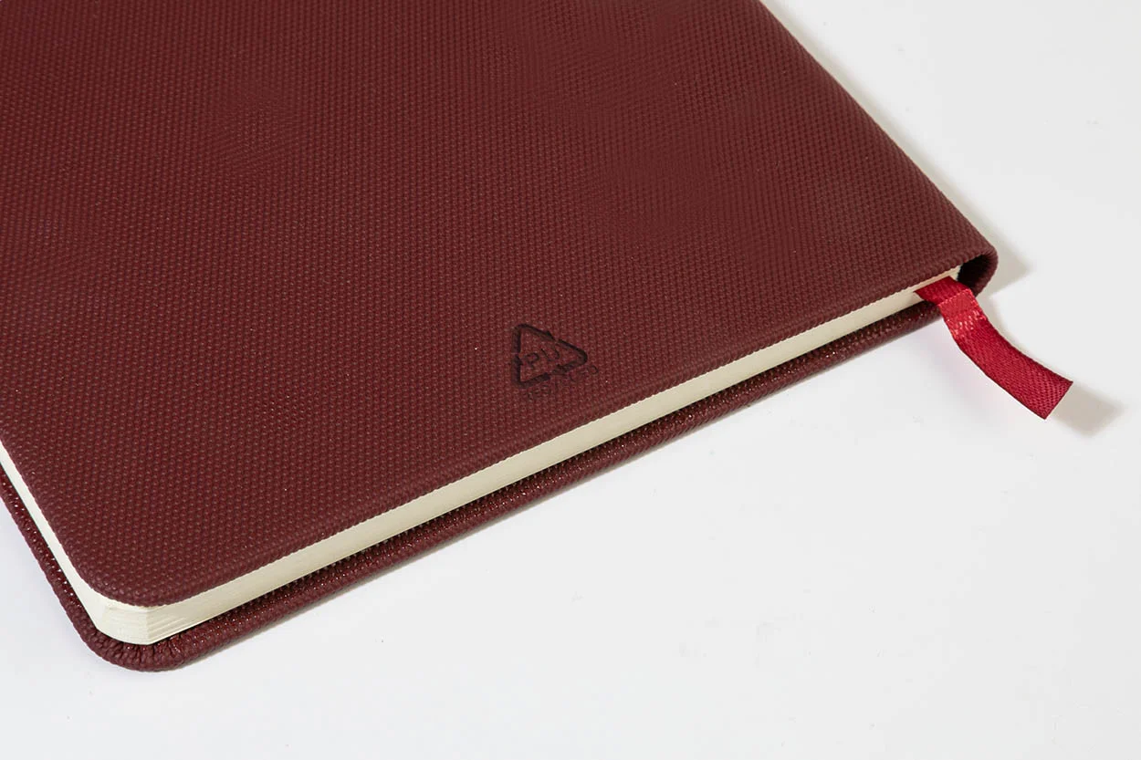 Notizbuch Clappuk aus RPU, burgund – Bild 5