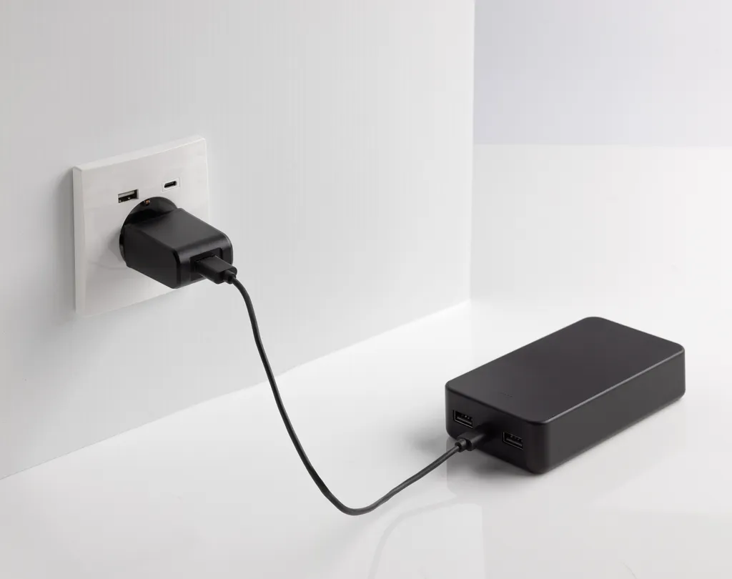 Boostcore 20.000mAh Powerbank aus RCS rec. Kunststoff, schwarz – Bild 5