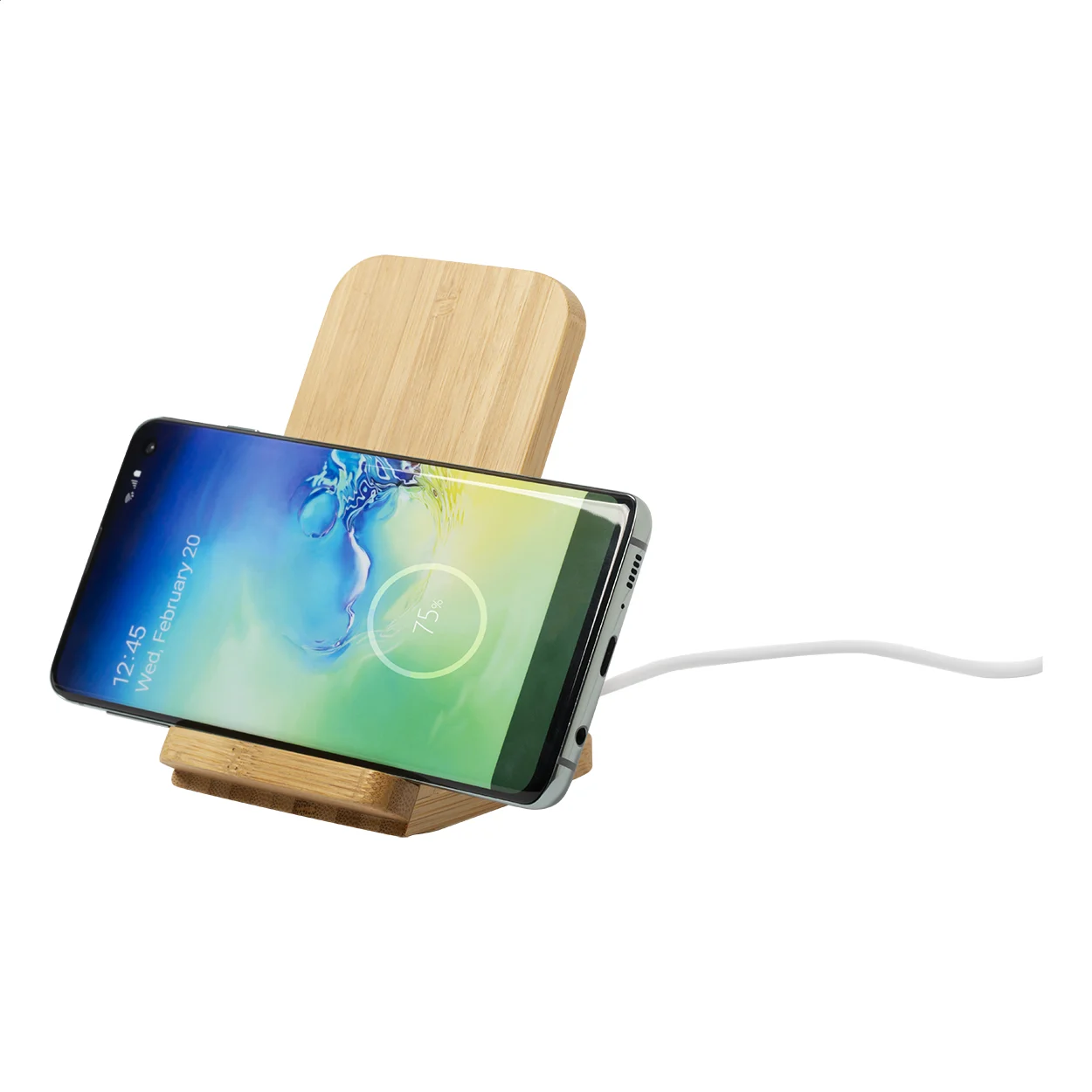 Wireless-Charger Handyhalter Verda, natur – Bild 4