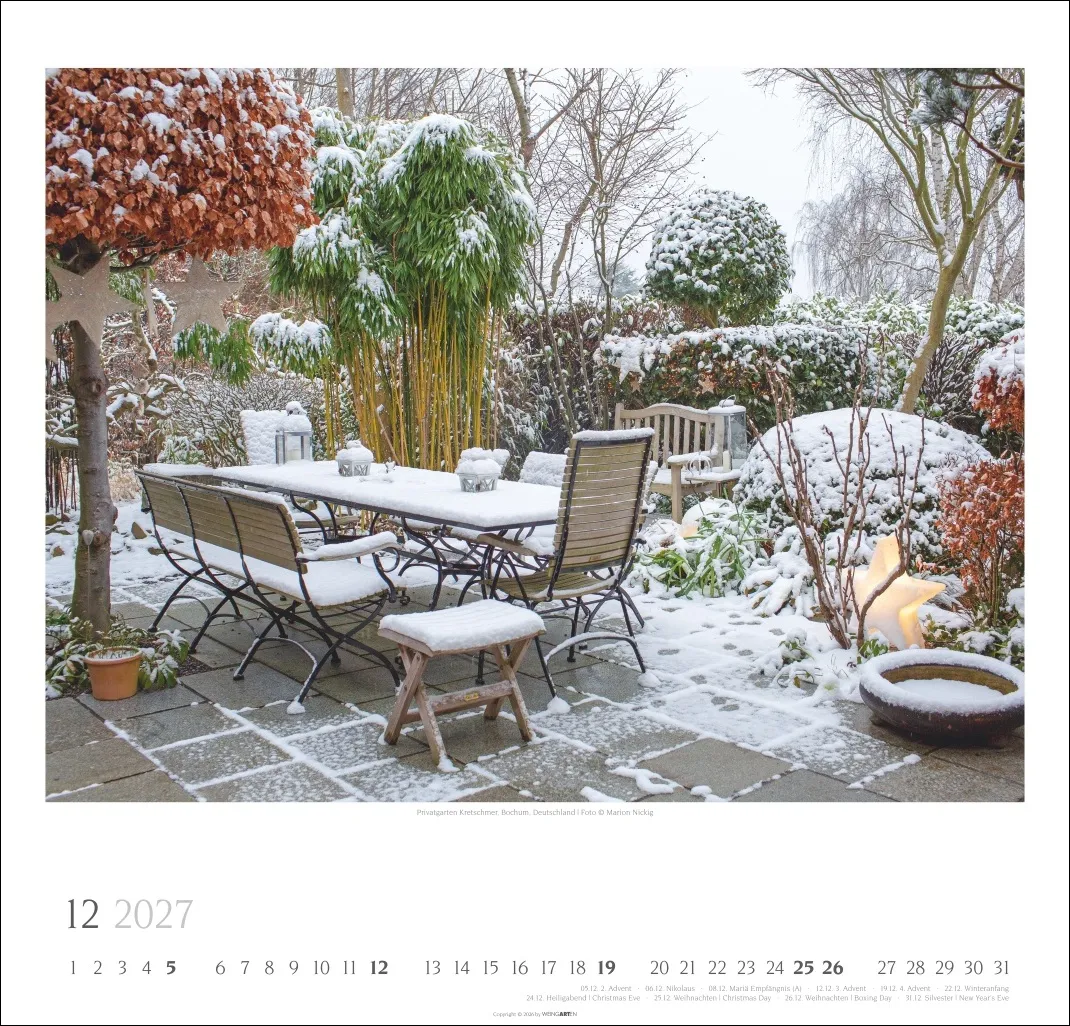 Gartenträume Wandkalender 2027 – Bild 13