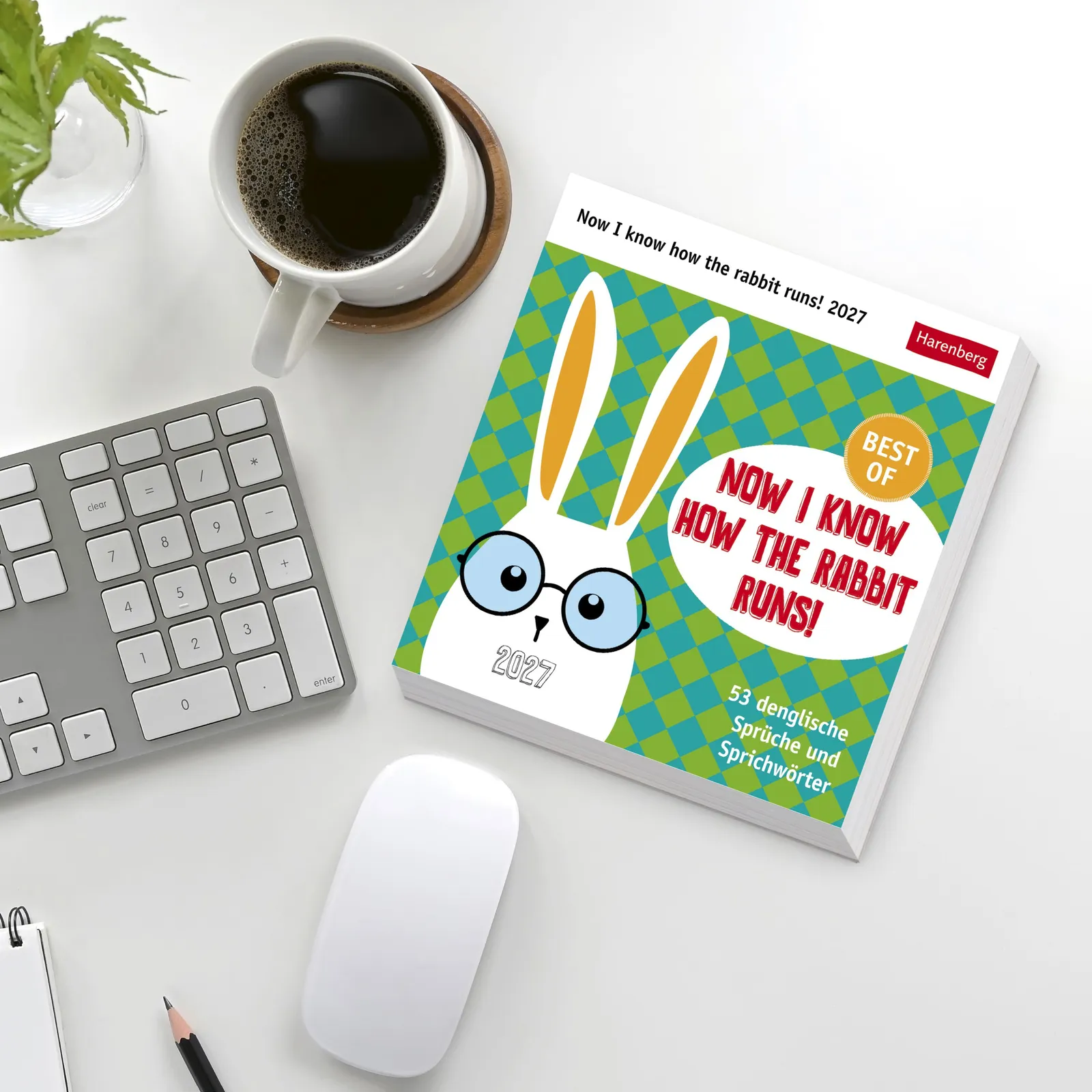 Now I know how the rabbit runs Postkartenkalender 2027 – Bild 14