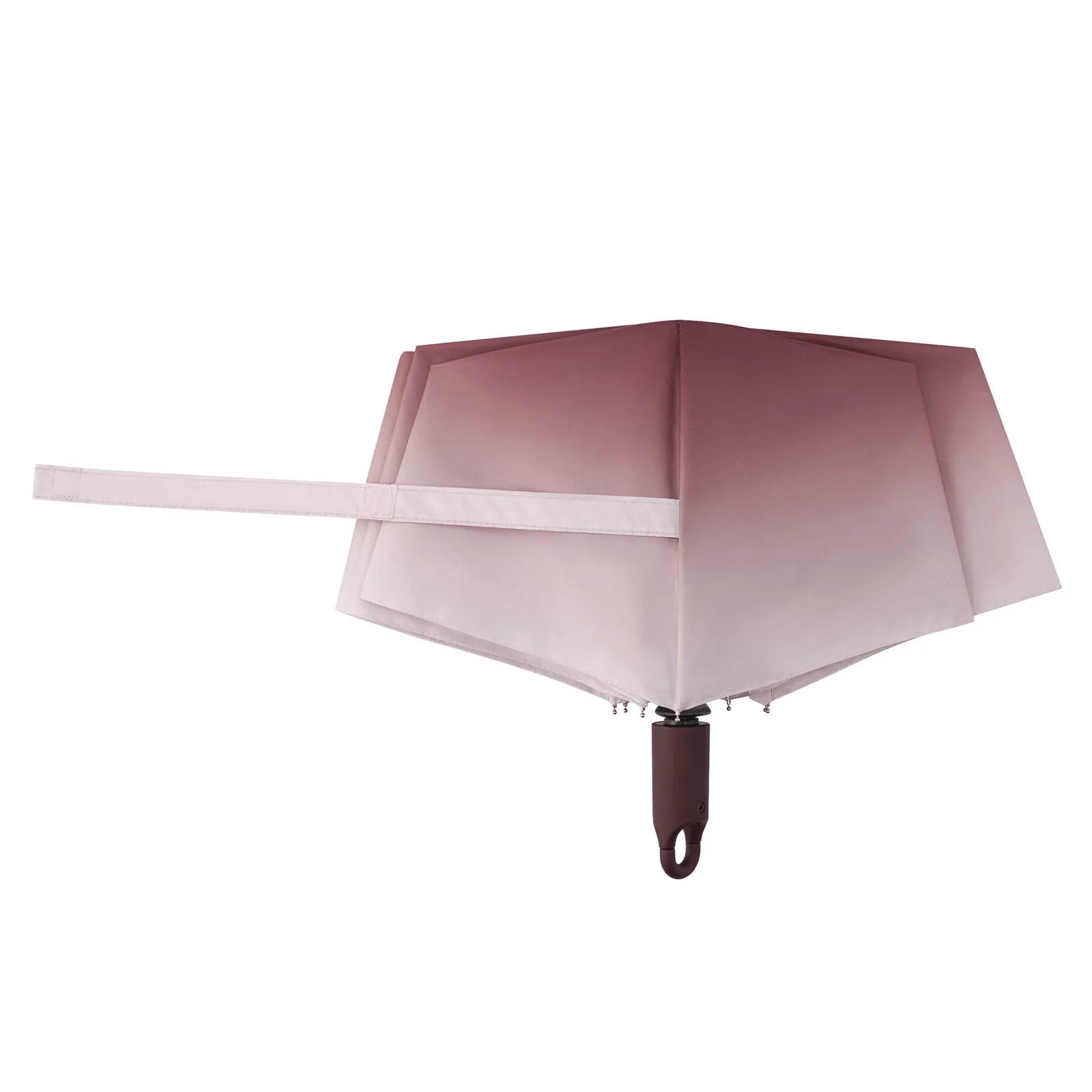 BARONESS Umbrella, Vollautomatischer Windproof-Taschenschirm, bordeaux – Bild 4