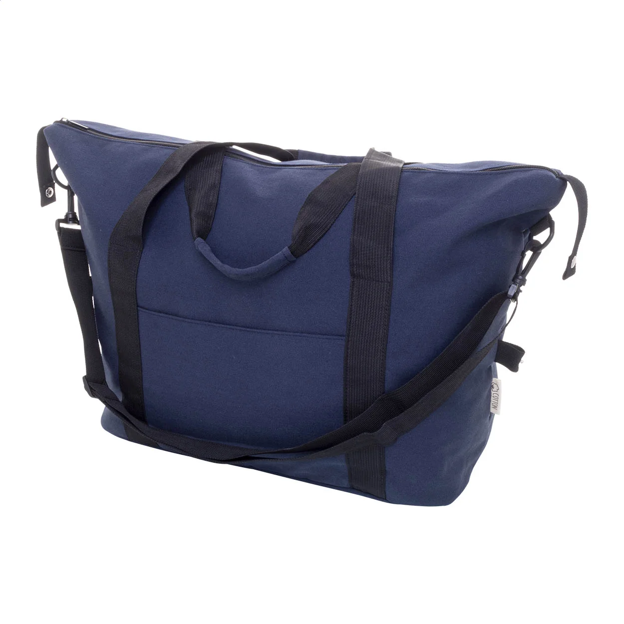 Recycelten Canvas Reisetasche Rebyss Travel, dunkelblau – Bild 4