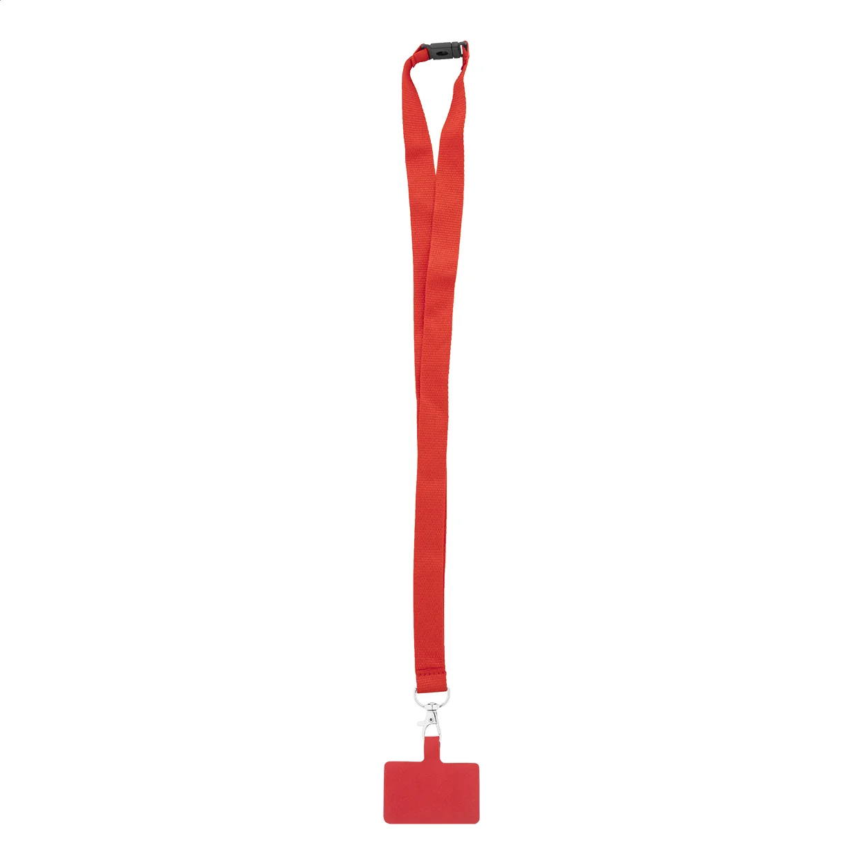 RPET-Handyhalter-Lanyard Revent Call, rot – Bild 2