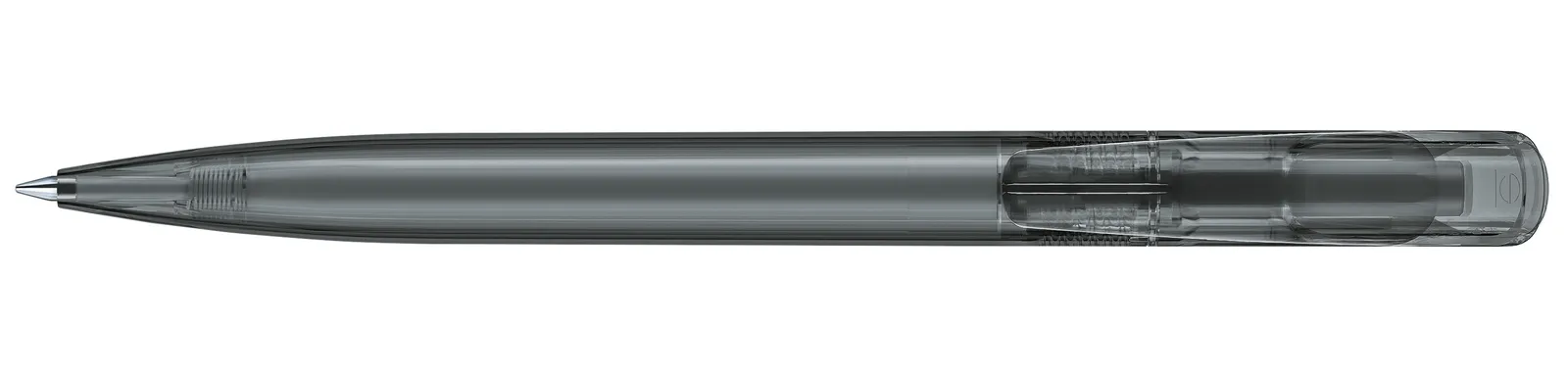 Challenger Clear Druckkugelschreiber, Grau 445 – Bild 3