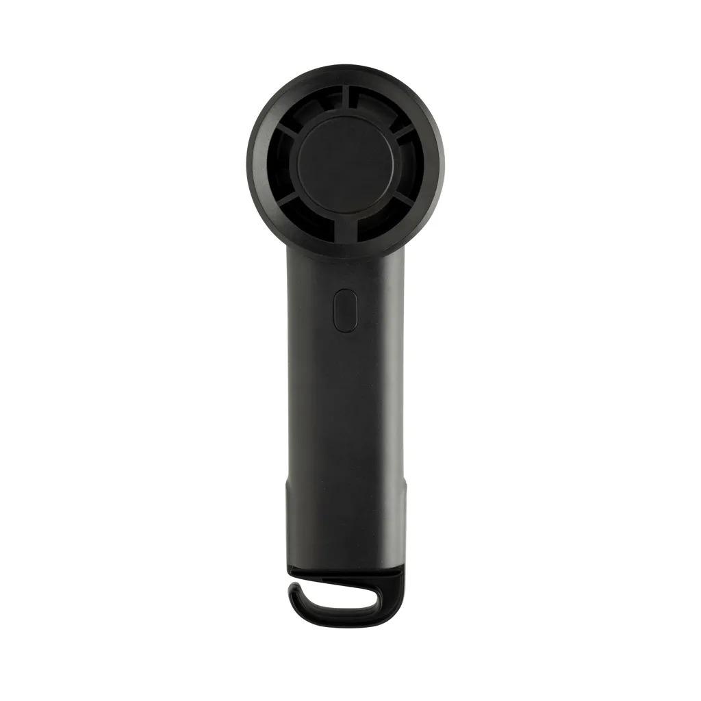 Twist wiederaufladbarer tragbarer Ventilator aus RCS rABS, schwarz – Bild 6