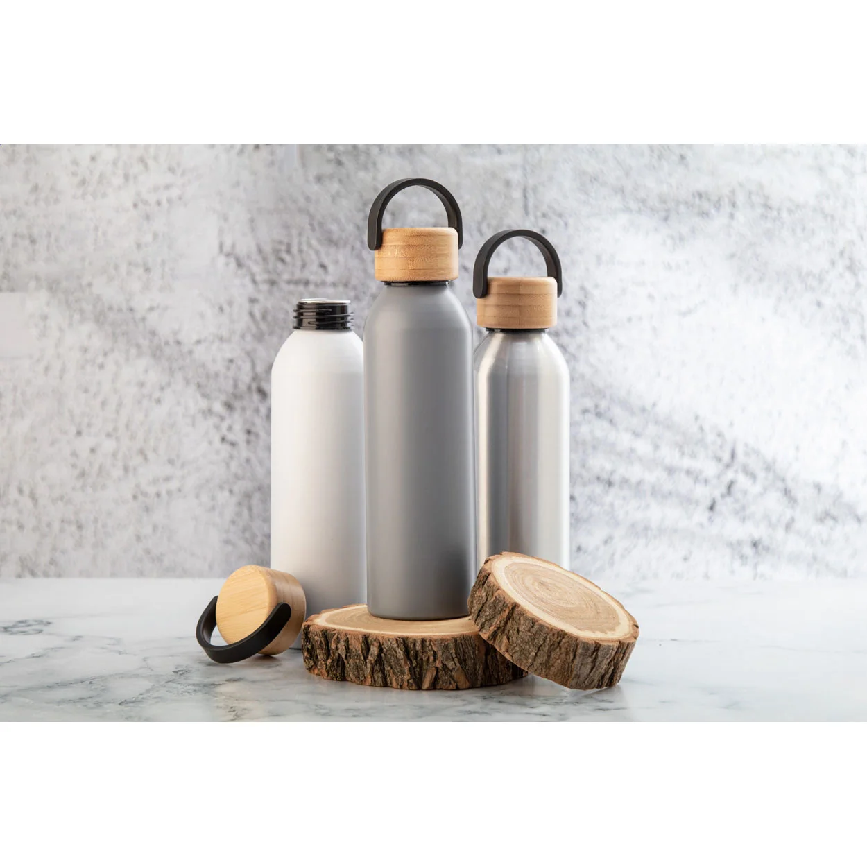 Sportflasche Zoboo, silber – Bild 5