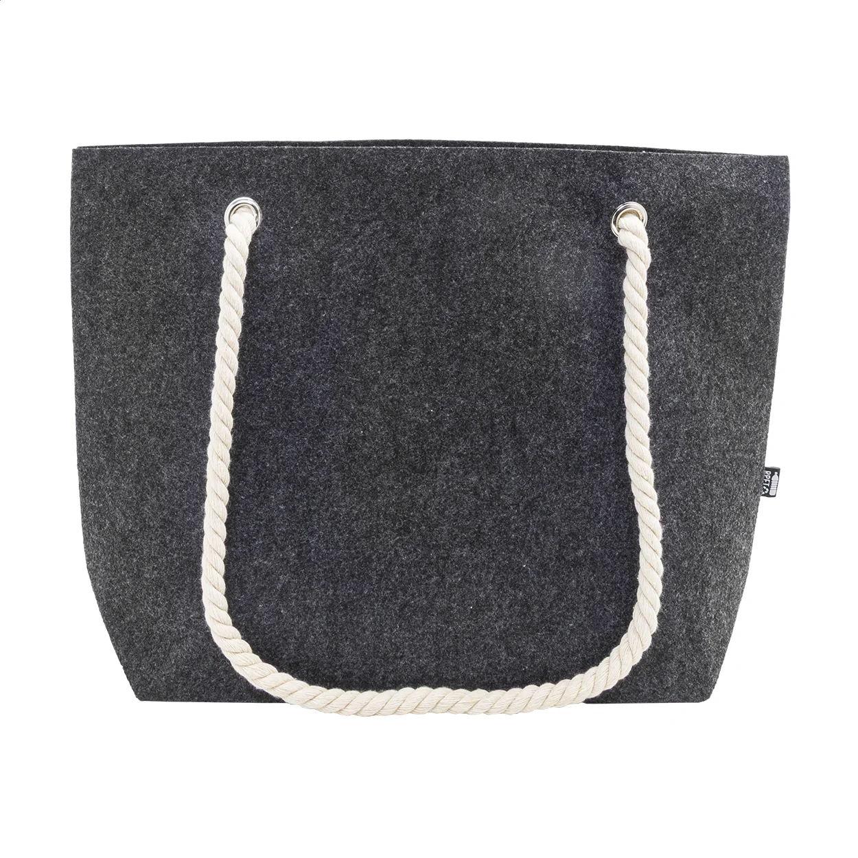 Strandtasche RPET Refelt Beach, dunkelgrau – Bild 3
