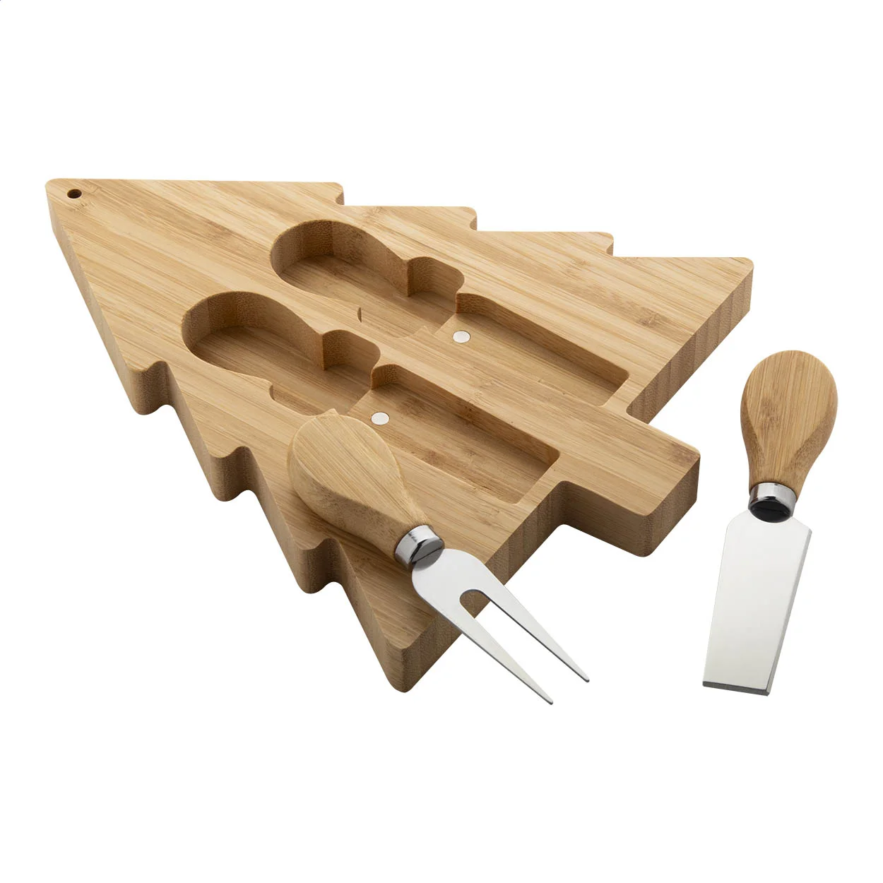 Weihnachtliches Käsemesserset Jarlsberg, natur – Bild 2