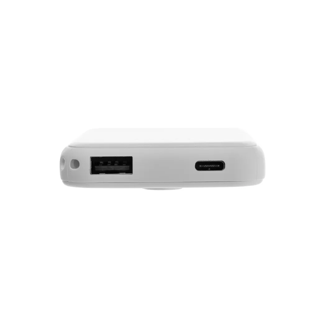 Stellar 5.000mAh 5W magnetische Powerbank aus RCS rec. ABS, weiß – Bild 6