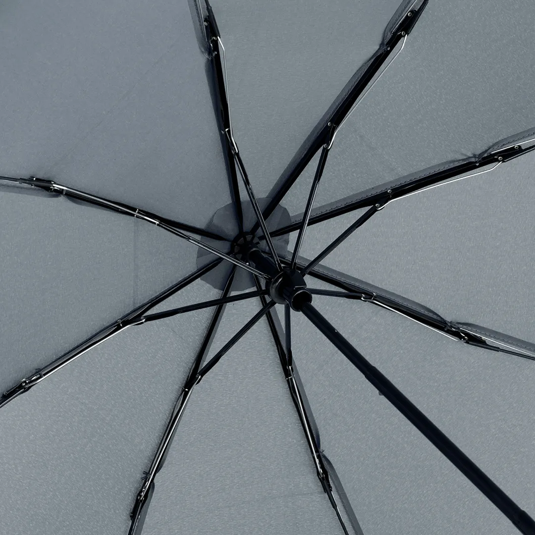 Taschenschirm ÖkoBrella, Ø 98 cm, Länge 27 cm, grau wS – Bild 4